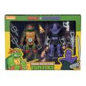 Les tortues ninja - coffret 2 figurines Raphael & foot soldier - Neca - Nickelodeon