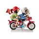 Gaston Lagaffe -statuette résine Morto Honda 90 S numérotée collector de Franquin - Figures et vous