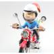 Gaston Lagaffe -statuette résine Morto Honda 90 S numérotée collector de Franquin - Figures et vous