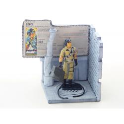 Gi joe - Figurine Cobol / Main frame vintage & fiche rétro complète - Hasbro