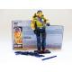 Gi joe - Figurine Furet / Tunnel rat vintage & fiche rétro complète - Hasbro