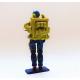 Gi joe - Figurine Furet / tunnel rat vintage & fiche rétro complète - Hasbro