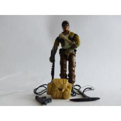 Gi joe - Figurine Alpine / Alp vintage & fiche rétro complète - Hasbro