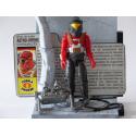 Gi joe - Figurine Astro vipère / Astro viper vintage & fiche rétro complète - Hasbro