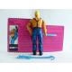 Gi joe - Figurine Atémi / T'Jbang vintage & fiche rétro complète - Hasbro