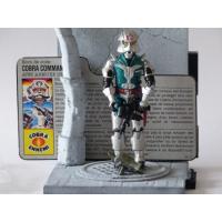 Gi joe - Figurine Cobra Commander vintage & fiche rétro complète - Hasbro
