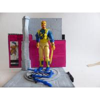 Gi joe - Figurine Dojo vintage & fiche rétro complète - Hasbro