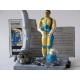 Gi joe - Figurine Electronic / Count Down vintage & fiche rétro complète - Hasbro