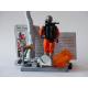 Gi joe - Figurine Lance Flamme / Incinerator vintage & fiche rétro complète - Hasbro