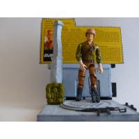 Gi joe - Duke action figure & file card rétro complete - Hasbro