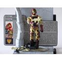 Gi joe - Figurine Vipère Rock / Rock Viper vintage & fiche rétro complète - Hasbro