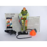 Gi joe - Figurine Apnée / Deep Six vintage & fiche rétro complète - Hasbro