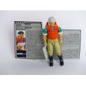 Gi joe - Figurine Matelot / Top Side vintage & fiche rétro complète - Hasbro
