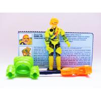 Gi joe - Figurine Gung Ho V2 vintage & fiche rétro complète - Hasbro