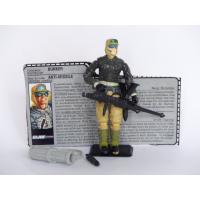 Gi joe - Figurine Bunker / Rampart vintage & fiche rétro complète - Hasbro