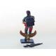 Gi joe - Figurine Indiana / Spirit vintage & fiche rétro complète - Hasbro