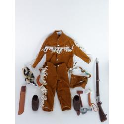 Action joe - Tenue Davy Crockett - jouet vintage - Céji arbois