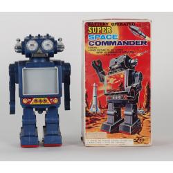 Retro collector metal & plastic tin Robot - Moon explorer Vintage - Toy toy
