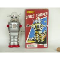 Robot Métal vintage - Space trooper - HA HA toy