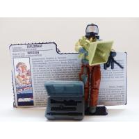 Gi joe - Figurine mission - bullhorn & fiche rétro complète - Hasbro