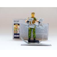 Gi joe - Figurine Rock & roll vintage & fiche rétro complète - Hasbro