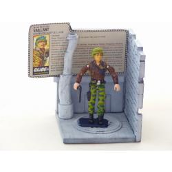 Gi joe - Figurine Vaillant - Hawk vintage & fiche rétro complète