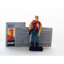Gi joe - Figurine Vengeur - Mercer vintage & fiche rétro complète
