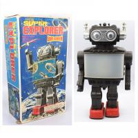 Robot Métal vintage - Super explorer wide screen - SH Orikawa
