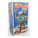Retro collector metal & plastic tin Robot - Super explorer wide screen Vintage - SH Orikawa
