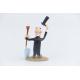 Figurine résine croque mort - Intégral Lucky Luke - Editions Atlas