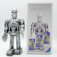 Robot - Robot Métal vintage Terminator type in box  - Schylling