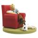 Coffret scène Tintin- Tintin dans son fauteuil n°10-Version collector